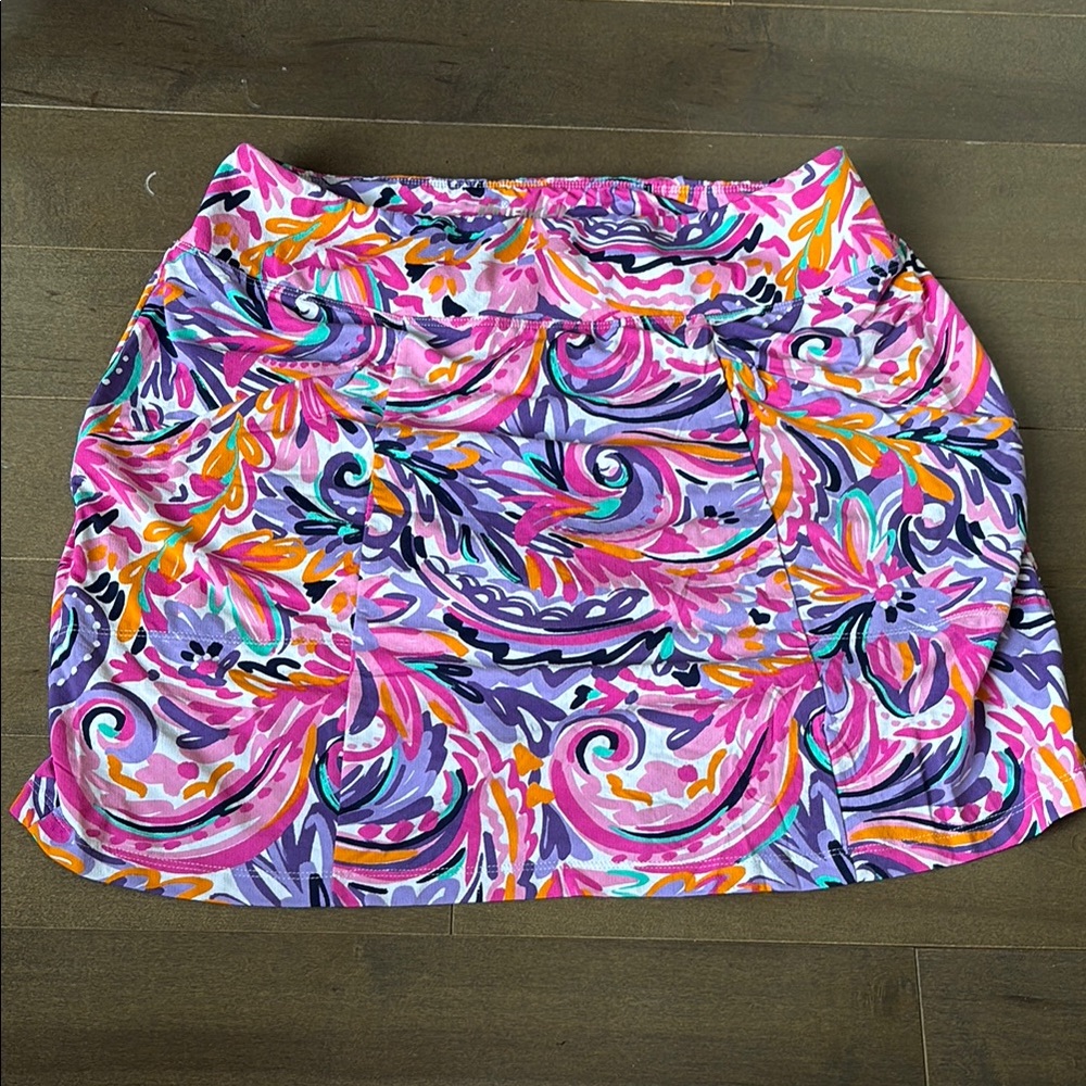 IBKUL Women's Colorful Patterned Skort